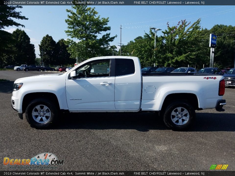 Summit White 2019 Chevrolet Colorado WT Extended Cab 4x4 Photo #3