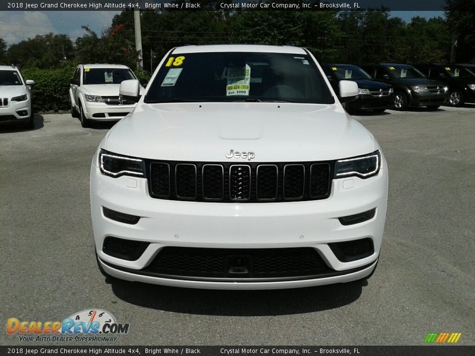 2018 Jeep Grand Cherokee High Altitude 4x4 Bright White / Black Photo #8