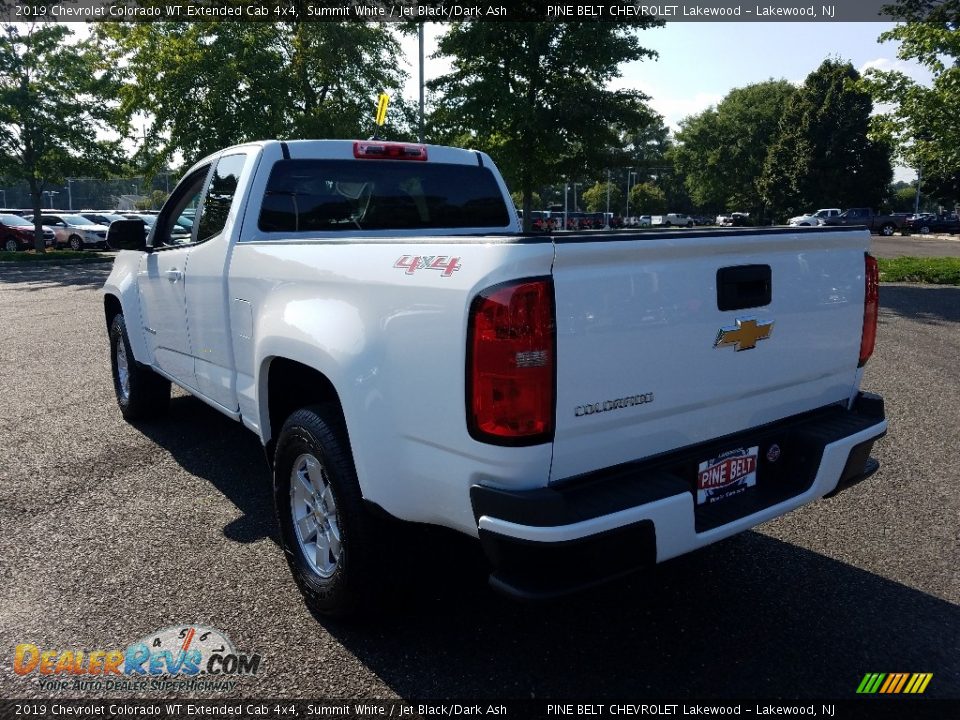 2019 Chevrolet Colorado WT Extended Cab 4x4 Summit White / Jet Black/Dark Ash Photo #4