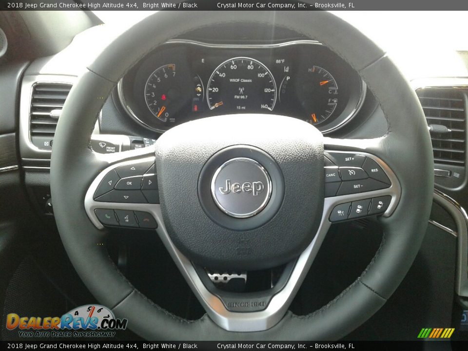 2018 Jeep Grand Cherokee High Altitude 4x4 Bright White / Black Photo #14