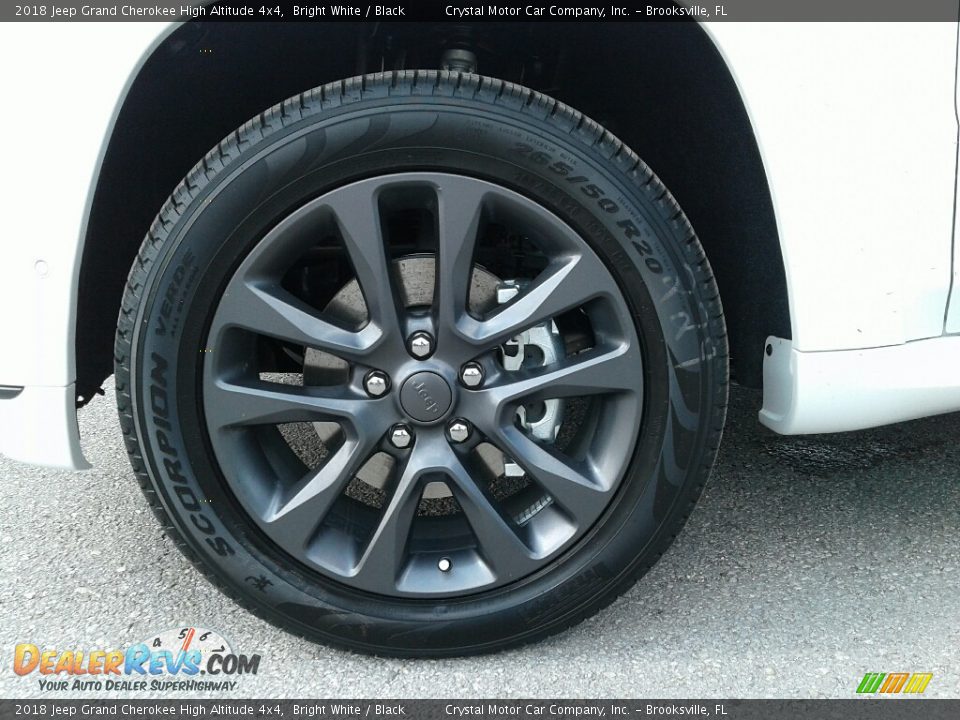 2018 Jeep Grand Cherokee High Altitude 4x4 Bright White / Black Photo #21