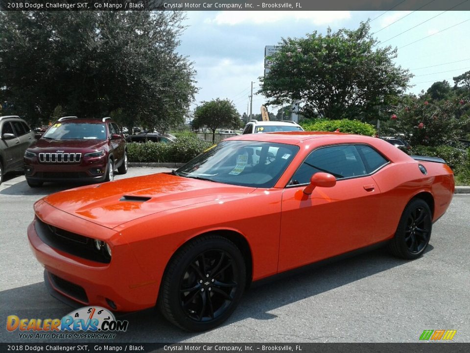 2018 Dodge Challenger SXT Go Mango / Black Photo #1