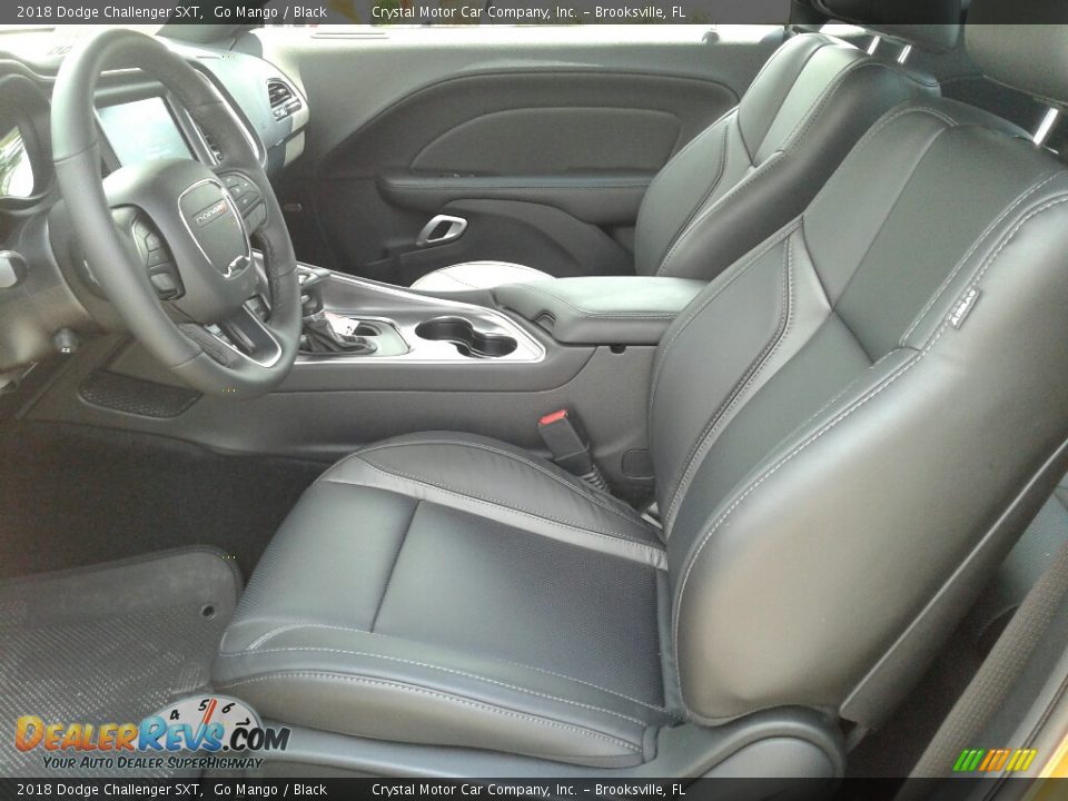2018 Dodge Challenger SXT Go Mango / Black Photo #9