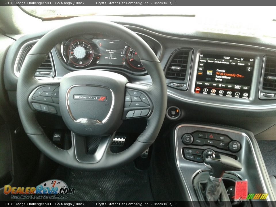 2018 Dodge Challenger SXT Go Mango / Black Photo #13