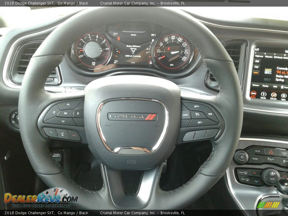 2018 Dodge Challenger SXT Go Mango / Black Photo #14