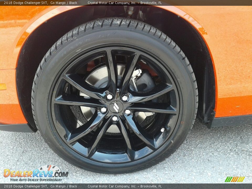 2018 Dodge Challenger SXT Go Mango / Black Photo #20