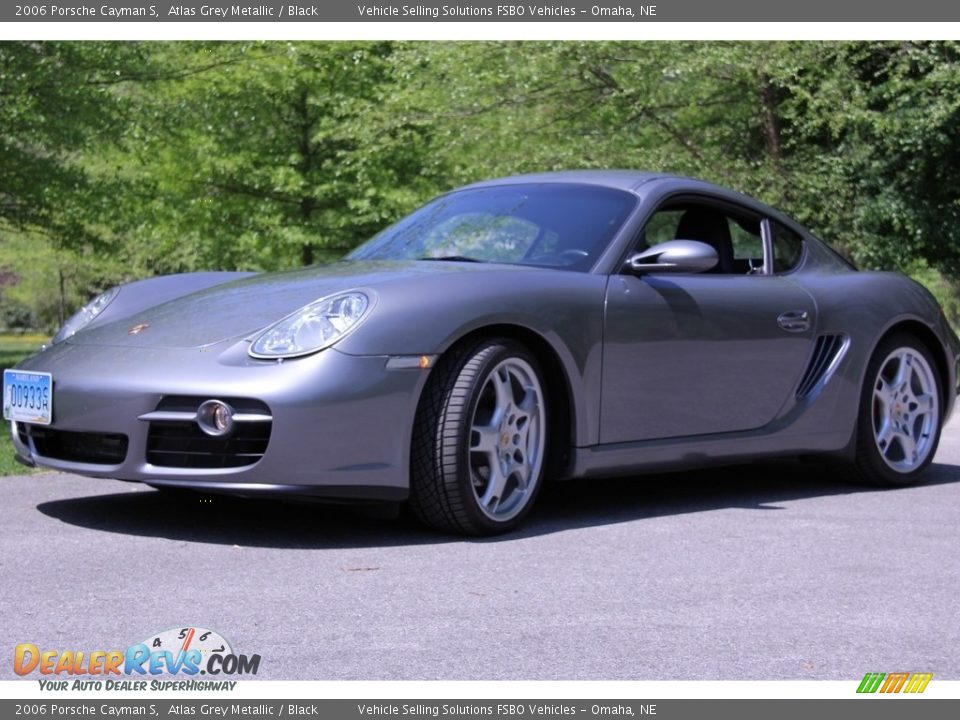 2006 Porsche Cayman S Atlas Grey Metallic / Black Photo #1