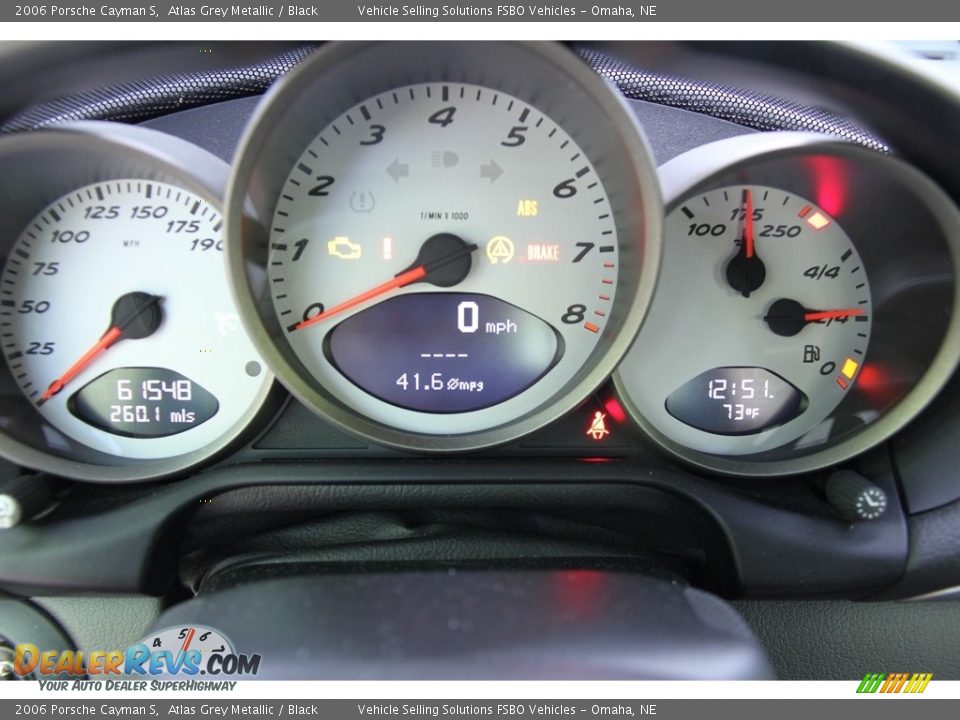 2006 Porsche Cayman S Atlas Grey Metallic / Black Photo #5