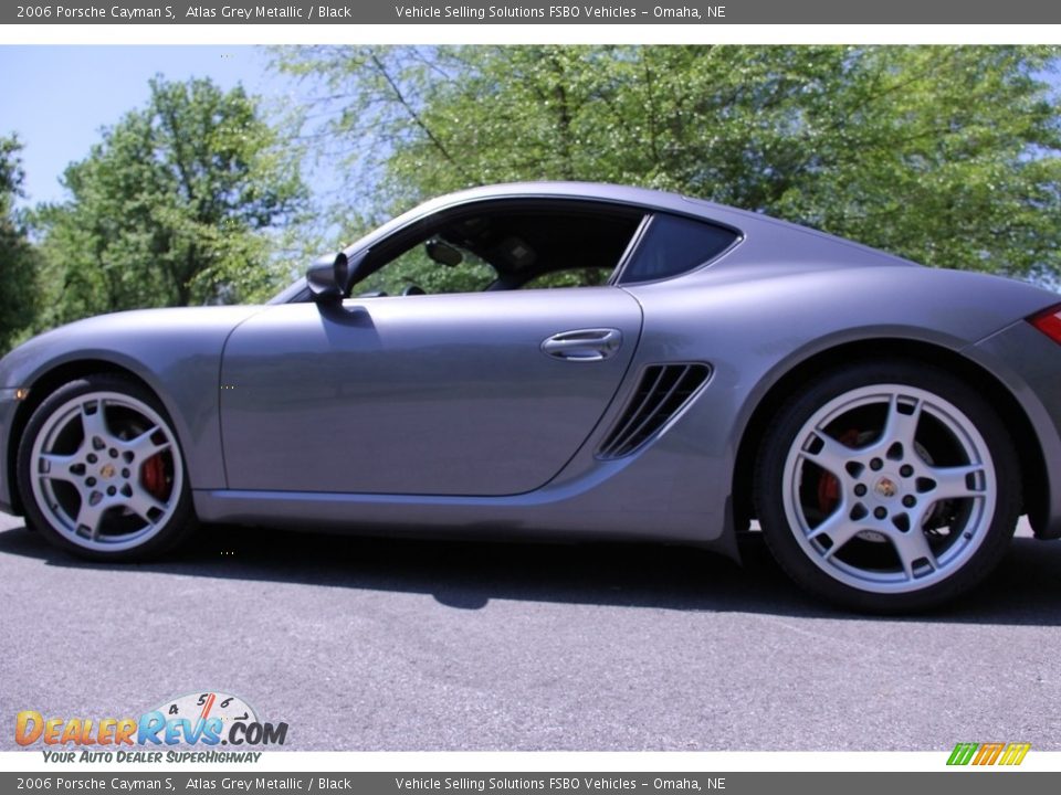 2006 Porsche Cayman S Atlas Grey Metallic / Black Photo #17