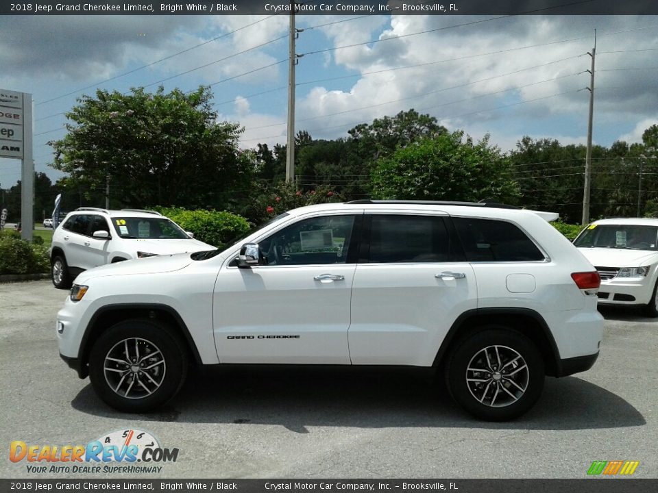 2018 Jeep Grand Cherokee Limited Bright White / Black Photo #2