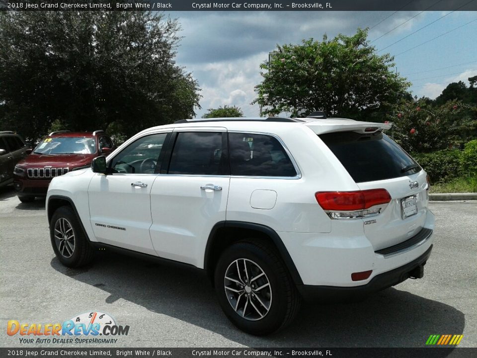 2018 Jeep Grand Cherokee Limited Bright White / Black Photo #3