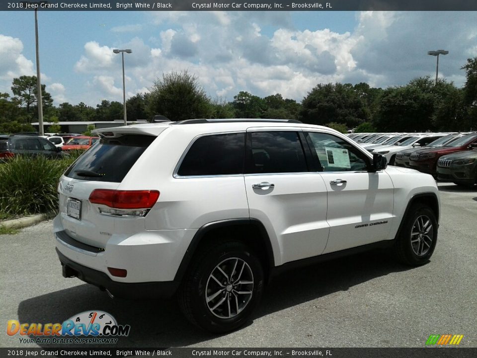 2018 Jeep Grand Cherokee Limited Bright White / Black Photo #5