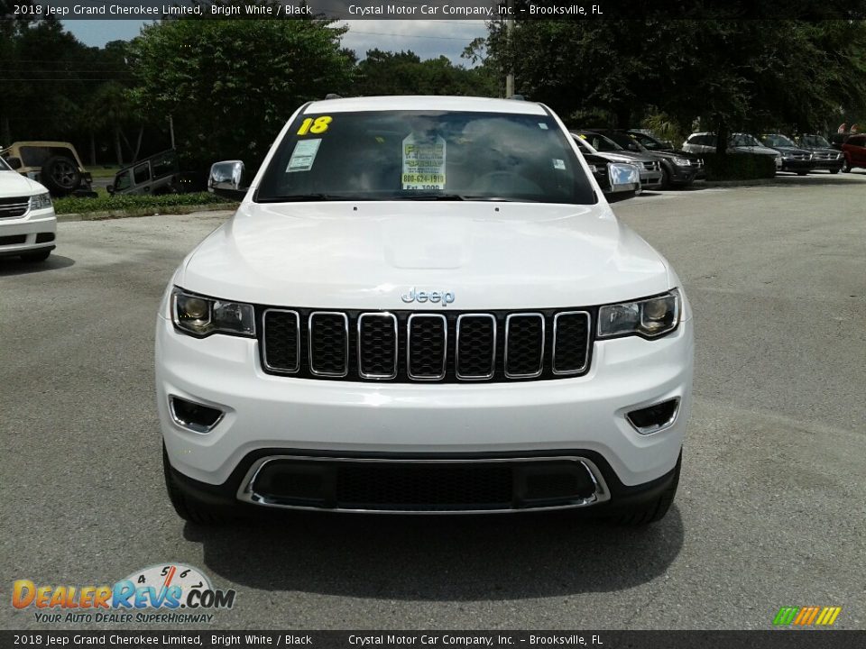 2018 Jeep Grand Cherokee Limited Bright White / Black Photo #8