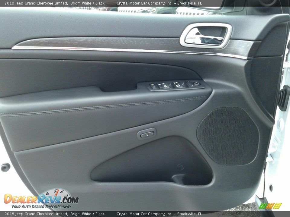 2018 Jeep Grand Cherokee Limited Bright White / Black Photo #17
