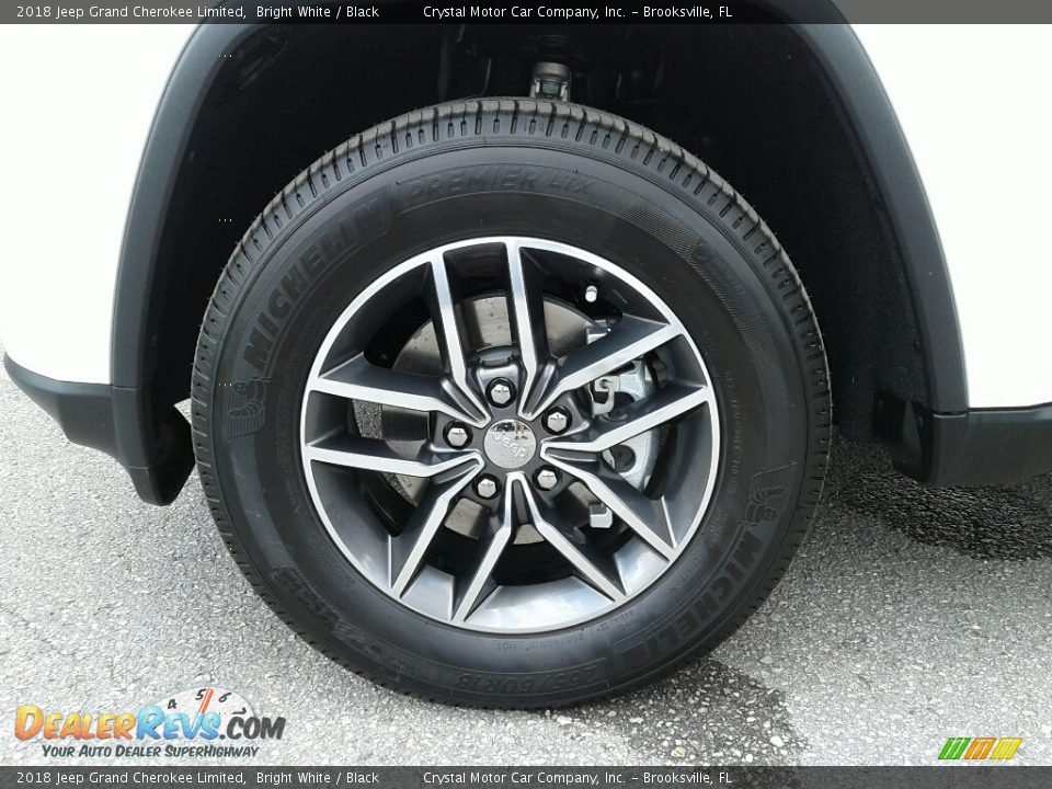 2018 Jeep Grand Cherokee Limited Bright White / Black Photo #20