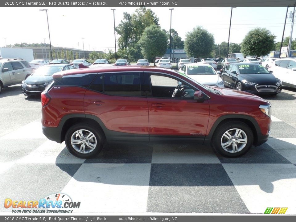 2018 GMC Terrain SLE Red Quartz Tintcoat / ­Jet Black Photo #3