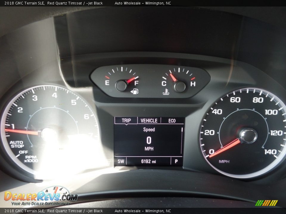 2018 GMC Terrain SLE Red Quartz Tintcoat / ­Jet Black Photo #16