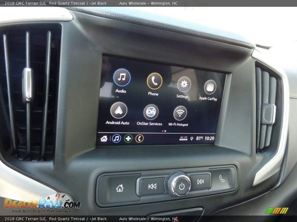 2018 GMC Terrain SLE Red Quartz Tintcoat / ­Jet Black Photo #17