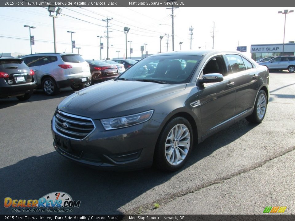 2015 Ford Taurus Limited Dark Side Metallic / Charcoal Black Photo #2