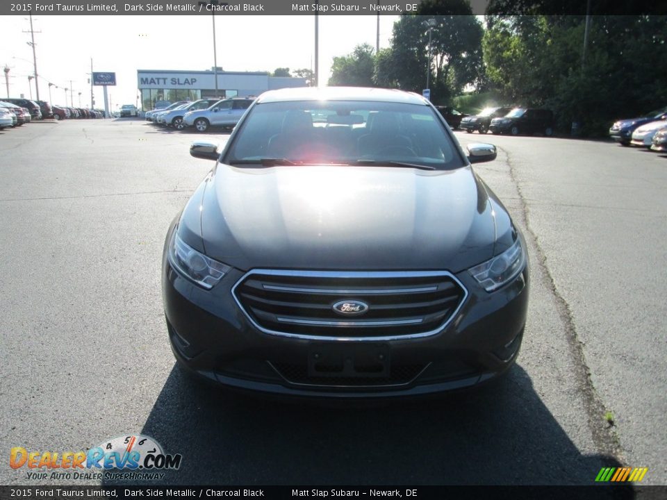 2015 Ford Taurus Limited Dark Side Metallic / Charcoal Black Photo #3