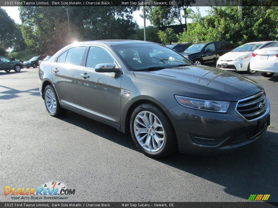 2015 Ford Taurus Limited Dark Side Metallic / Charcoal Black Photo #4