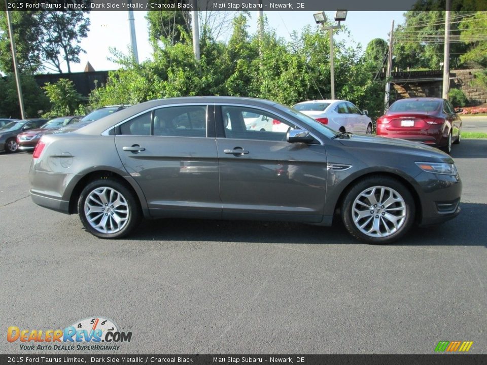 2015 Ford Taurus Limited Dark Side Metallic / Charcoal Black Photo #5