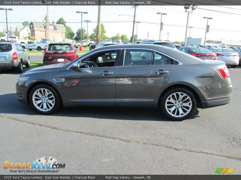 2015 Ford Taurus Limited Dark Side Metallic / Charcoal Black Photo #9