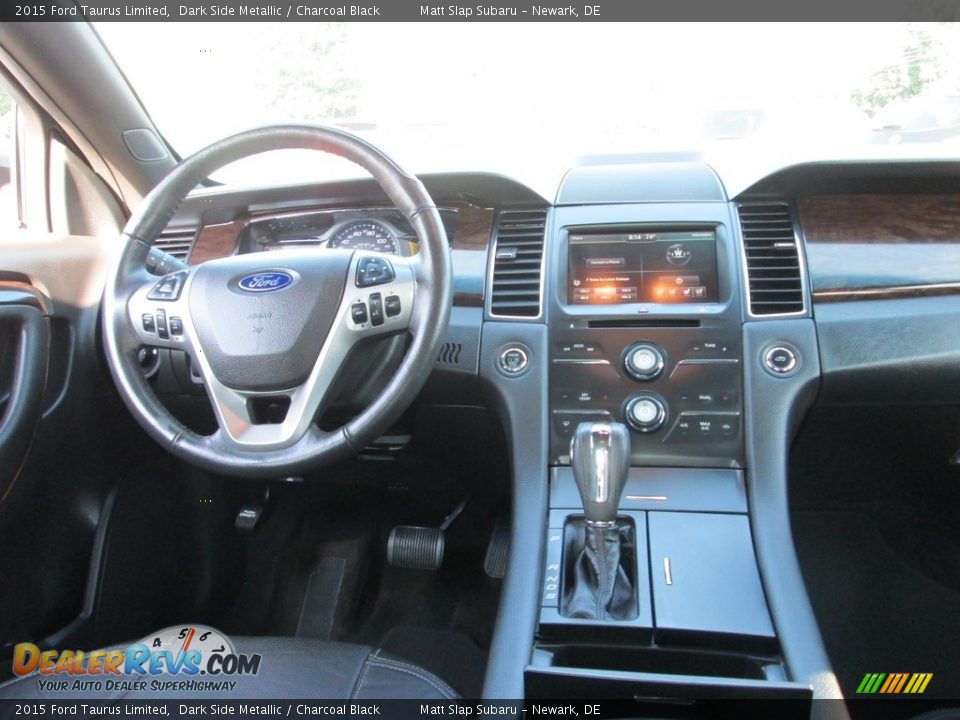 2015 Ford Taurus Limited Dark Side Metallic / Charcoal Black Photo #10