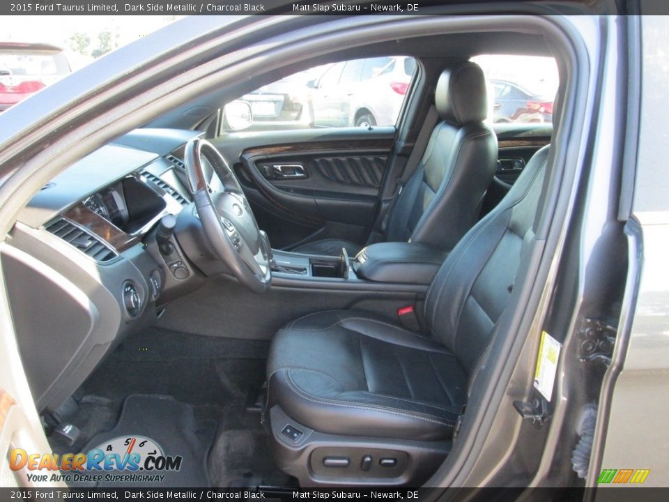 2015 Ford Taurus Limited Dark Side Metallic / Charcoal Black Photo #13