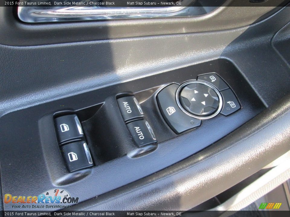 2015 Ford Taurus Limited Dark Side Metallic / Charcoal Black Photo #15