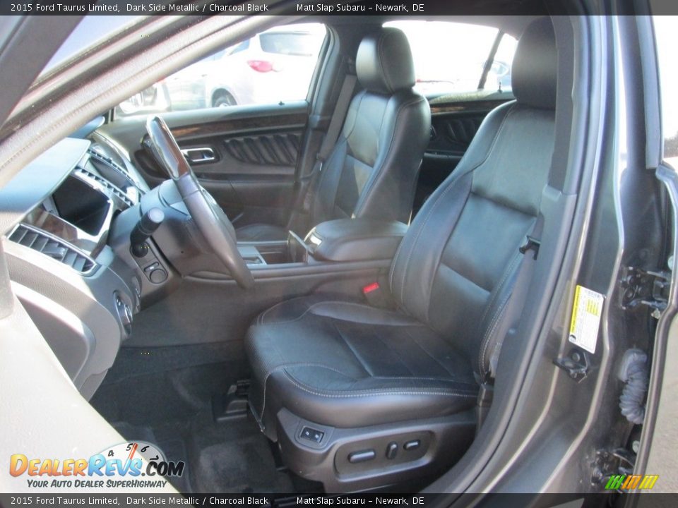 2015 Ford Taurus Limited Dark Side Metallic / Charcoal Black Photo #16