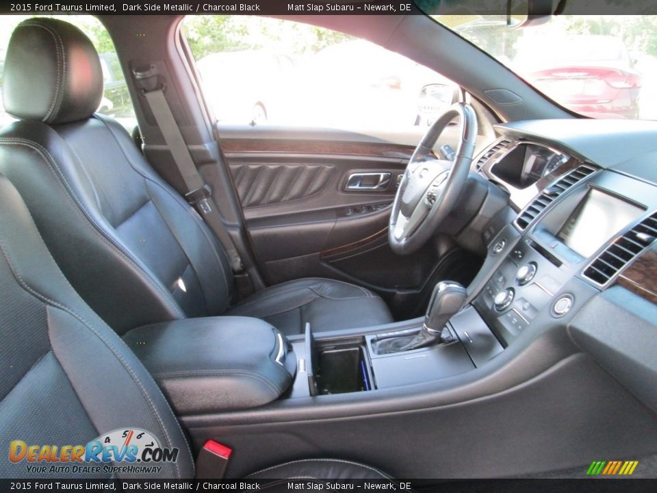 2015 Ford Taurus Limited Dark Side Metallic / Charcoal Black Photo #17