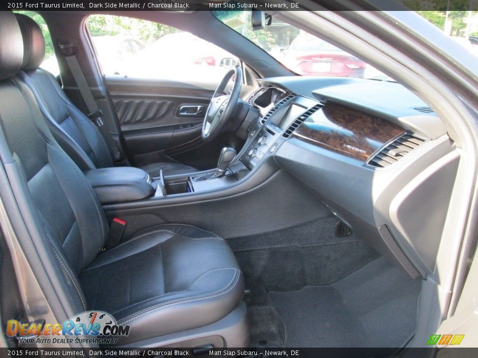 2015 Ford Taurus Limited Dark Side Metallic / Charcoal Black Photo #18