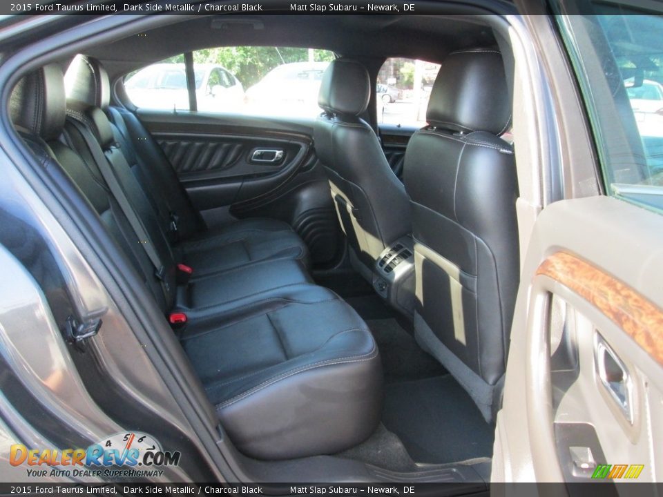2015 Ford Taurus Limited Dark Side Metallic / Charcoal Black Photo #19