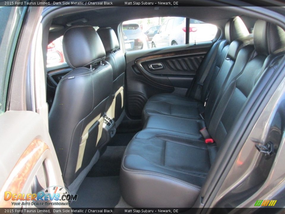 2015 Ford Taurus Limited Dark Side Metallic / Charcoal Black Photo #21
