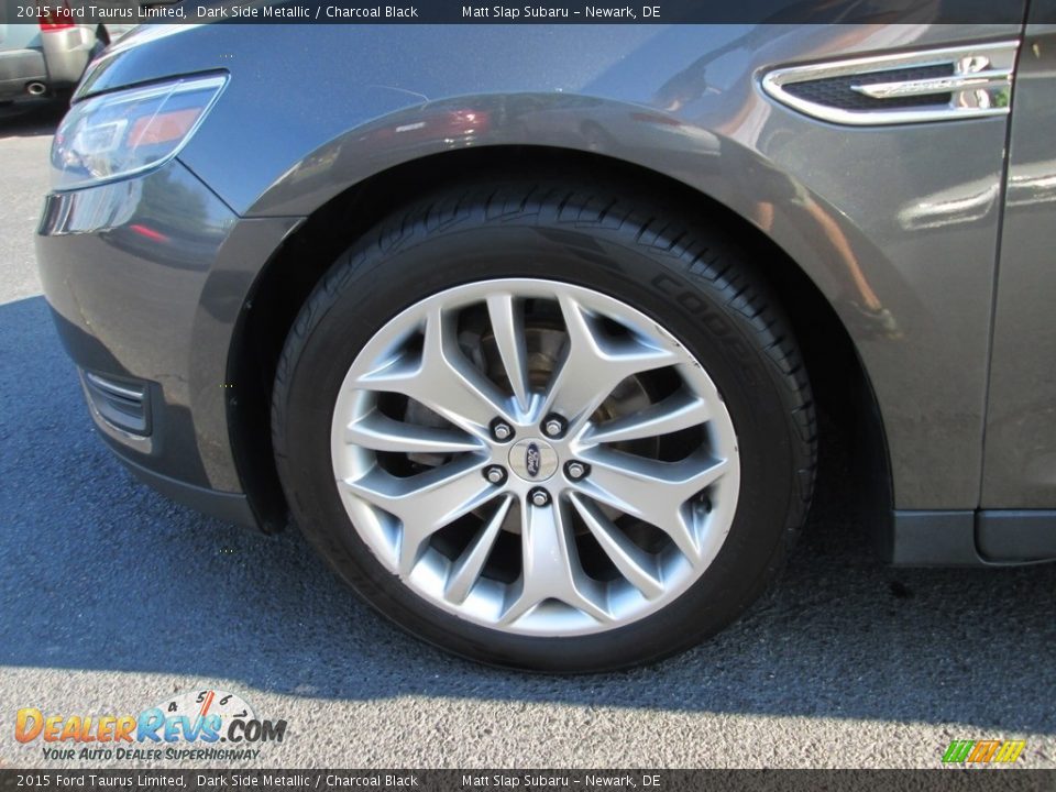 2015 Ford Taurus Limited Dark Side Metallic / Charcoal Black Photo #22