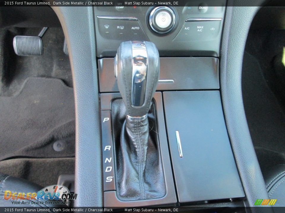 2015 Ford Taurus Limited Dark Side Metallic / Charcoal Black Photo #26