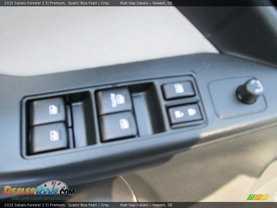 2015 Subaru Forester 2.5i Premium Quartz Blue Pearl / Gray Photo #15
