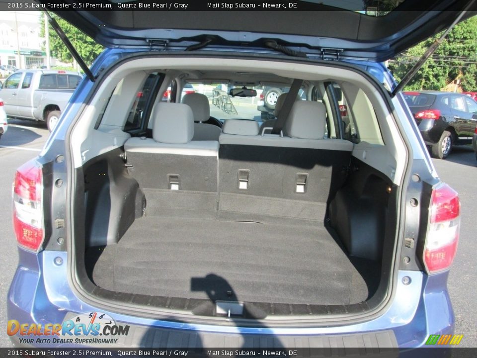 2015 Subaru Forester 2.5i Premium Quartz Blue Pearl / Gray Photo #20