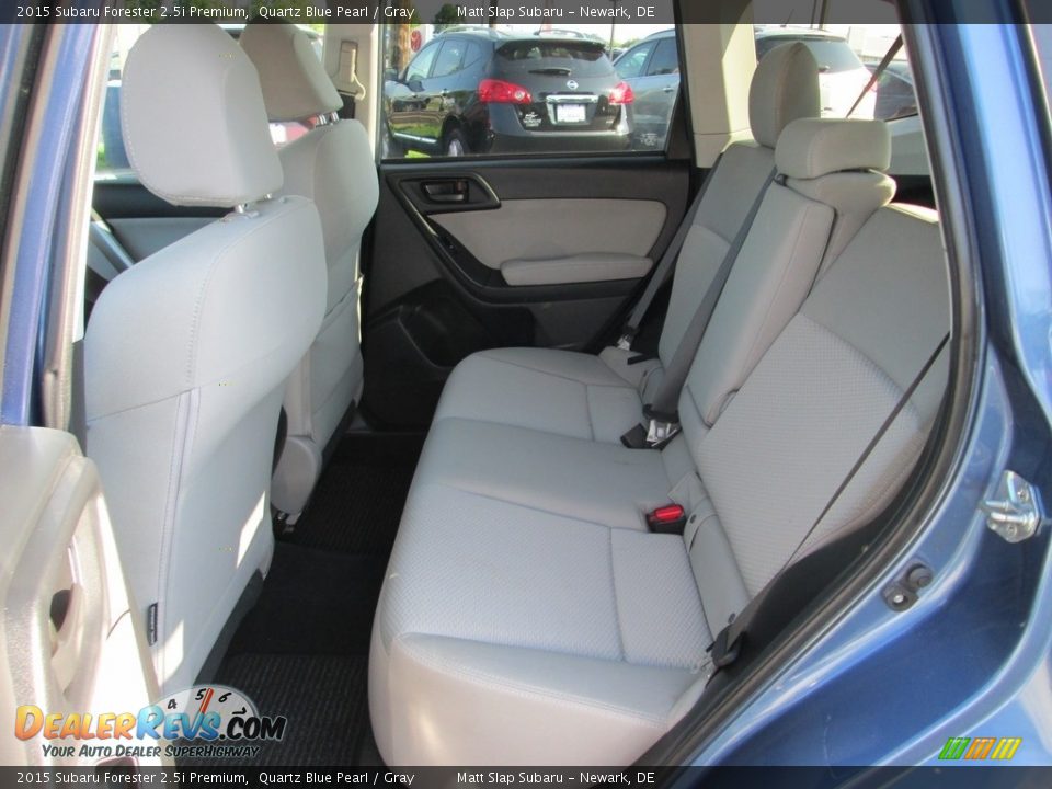 2015 Subaru Forester 2.5i Premium Quartz Blue Pearl / Gray Photo #22