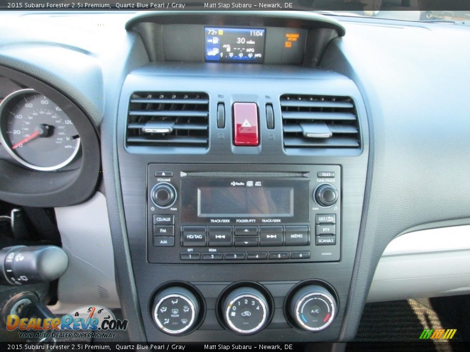 2015 Subaru Forester 2.5i Premium Quartz Blue Pearl / Gray Photo #26