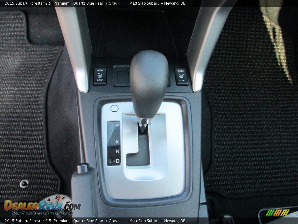 2015 Subaru Forester 2.5i Premium Quartz Blue Pearl / Gray Photo #27