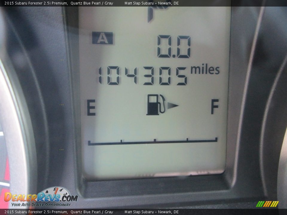 2015 Subaru Forester 2.5i Premium Quartz Blue Pearl / Gray Photo #29