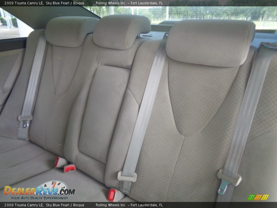2009 Toyota Camry LE Sky Blue Pearl / Bisque Photo #6