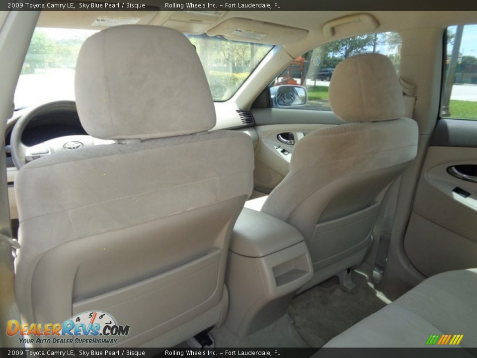 2009 Toyota Camry LE Sky Blue Pearl / Bisque Photo #8