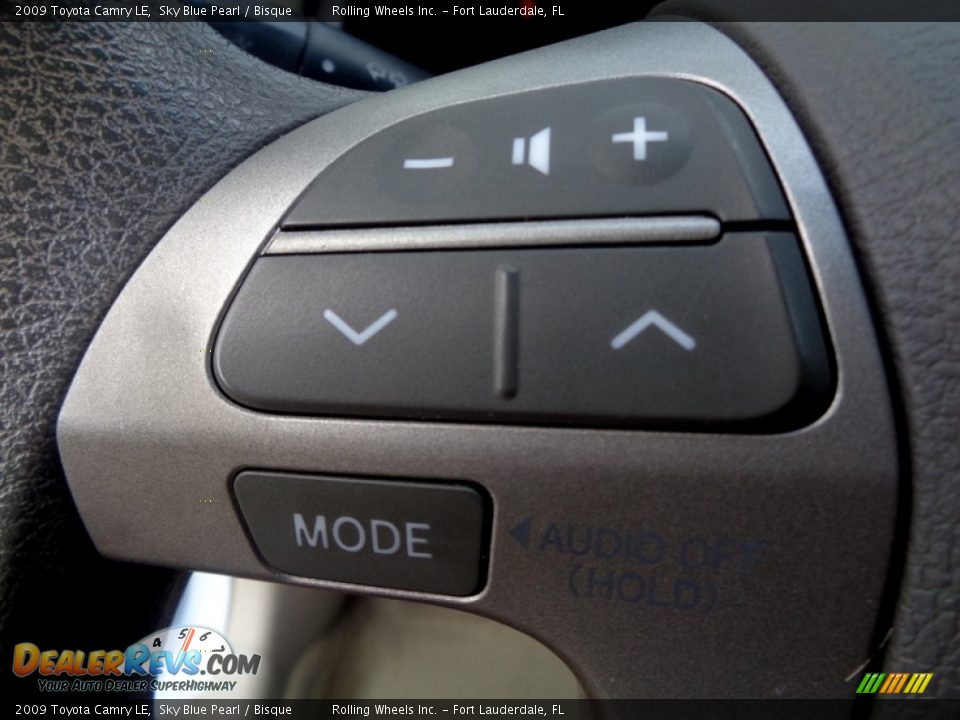 2009 Toyota Camry LE Sky Blue Pearl / Bisque Photo #26