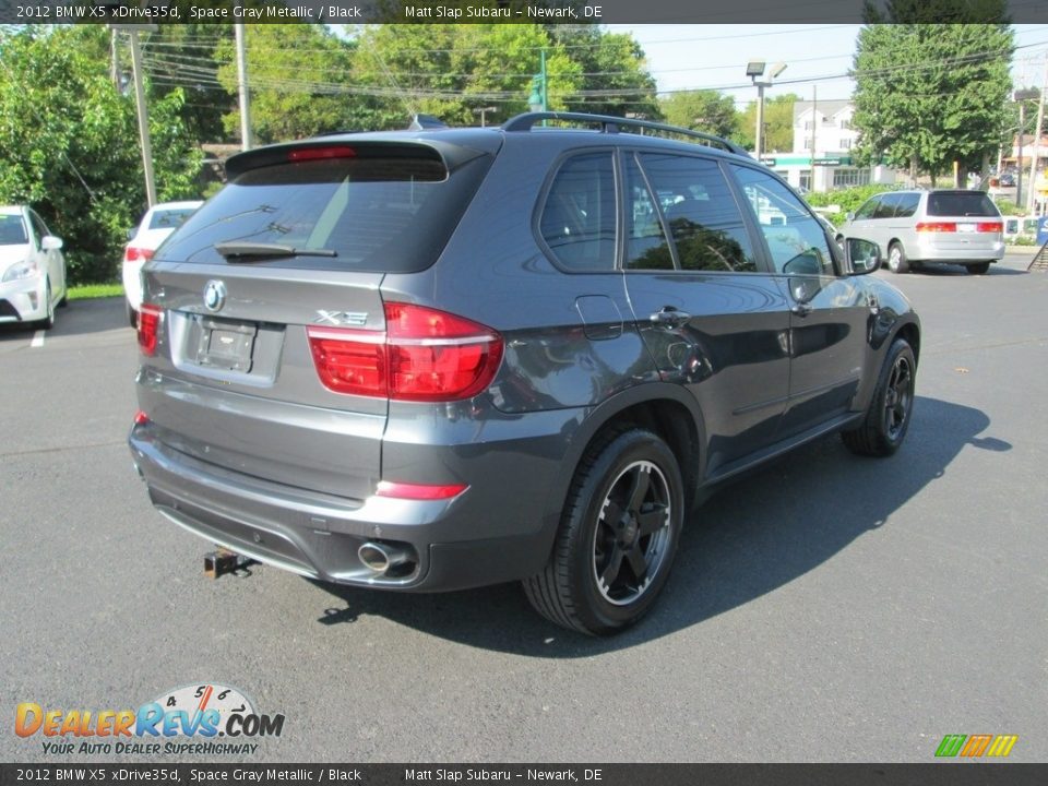 2012 BMW X5 xDrive35d Space Gray Metallic / Black Photo #6