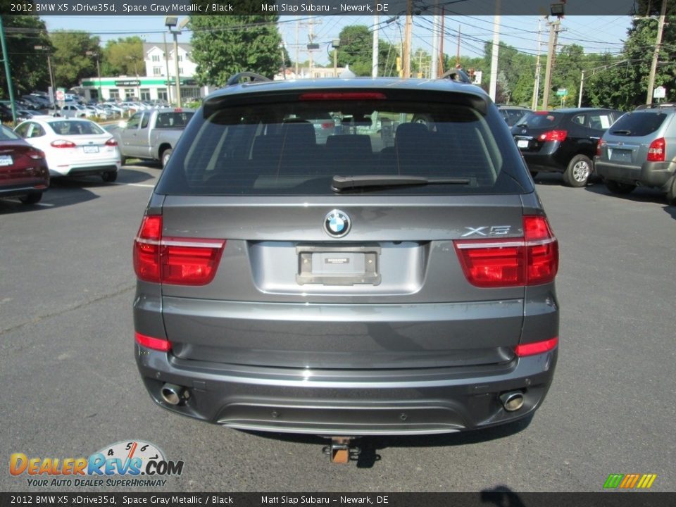2012 BMW X5 xDrive35d Space Gray Metallic / Black Photo #7
