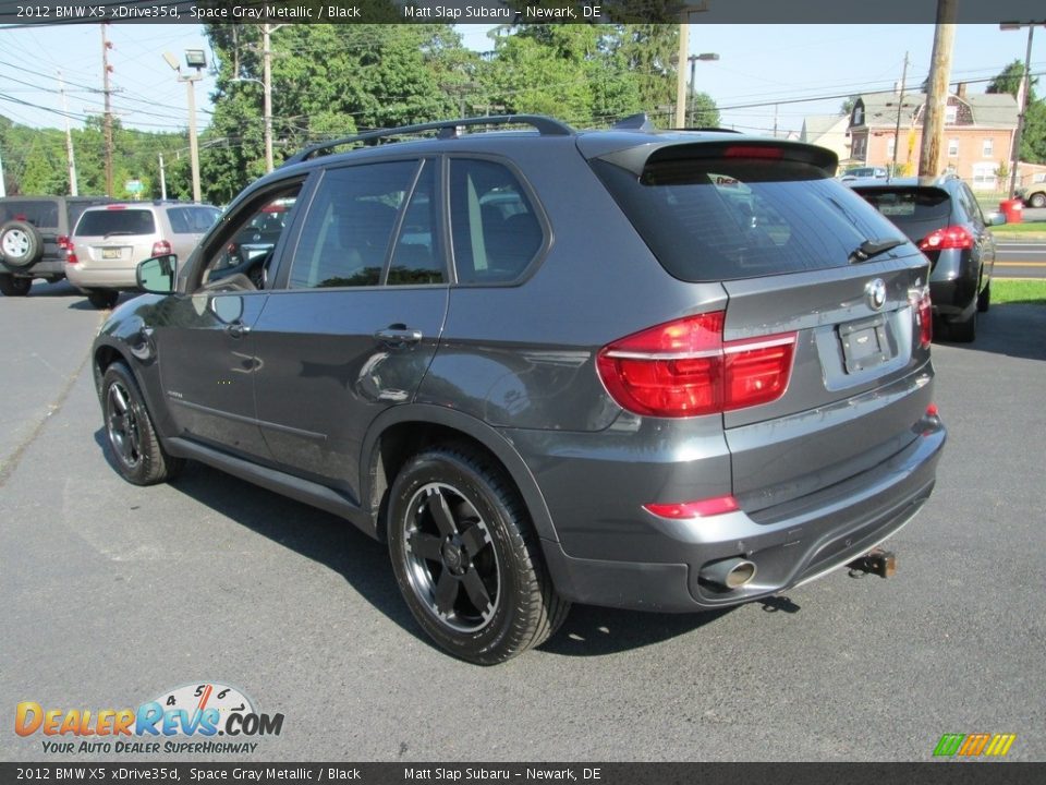 2012 BMW X5 xDrive35d Space Gray Metallic / Black Photo #8