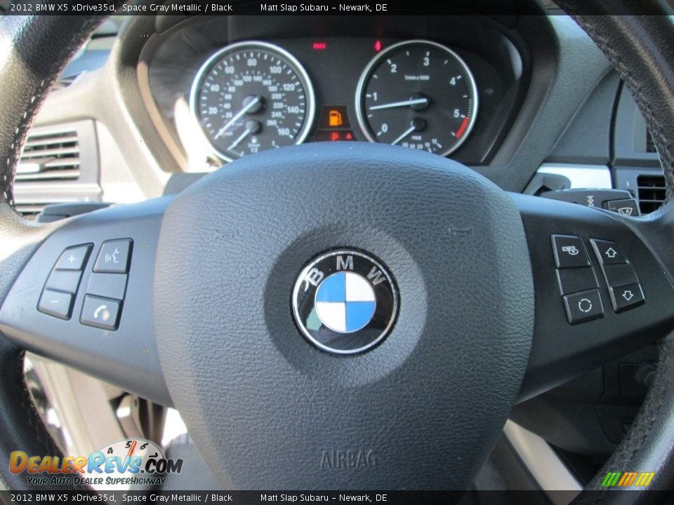 2012 BMW X5 xDrive35d Space Gray Metallic / Black Photo #11